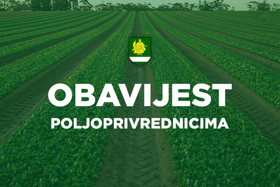 obavijest poljoprivrednicima ferdinandovac